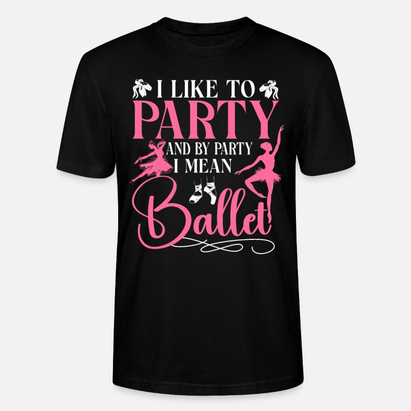 Ballet Danseuse Danse Ballerine - T-shirt bio CRAFTER Stanley Stella Unisexe - noir