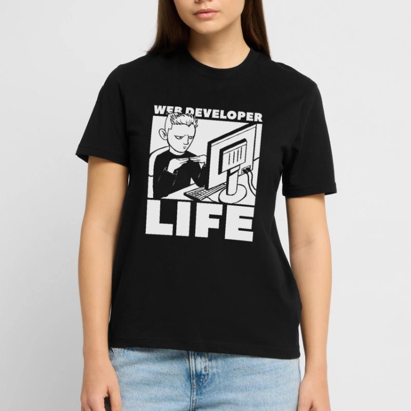 Web Entwickler Webdeveloper Leben Stanley/Stella Unisex Bio-T-Shirt CRAFTER