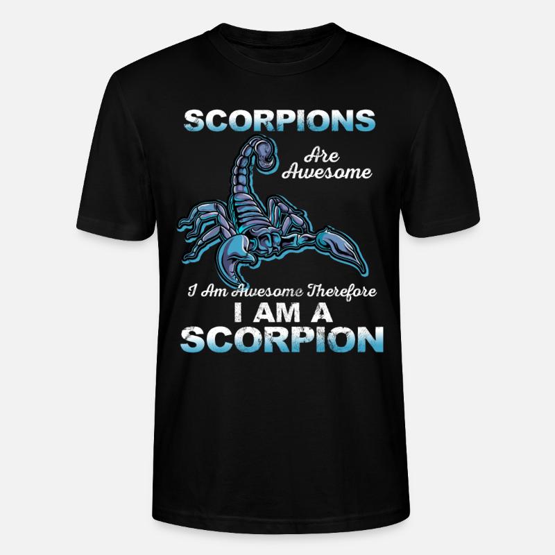 Scorpion - Stanley/Stella Unisex Bio-T-Shirt CRAFTER - Schwarz