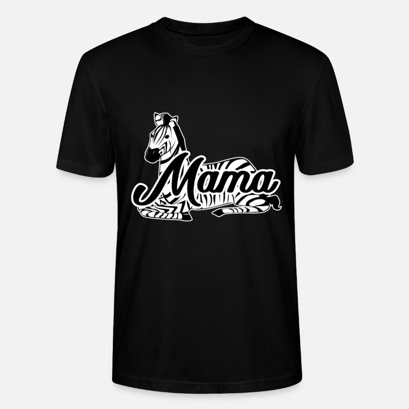 Zebra - Stanley/Stella Unisex Bio-T-Shirt CRAFTER - Schwarz