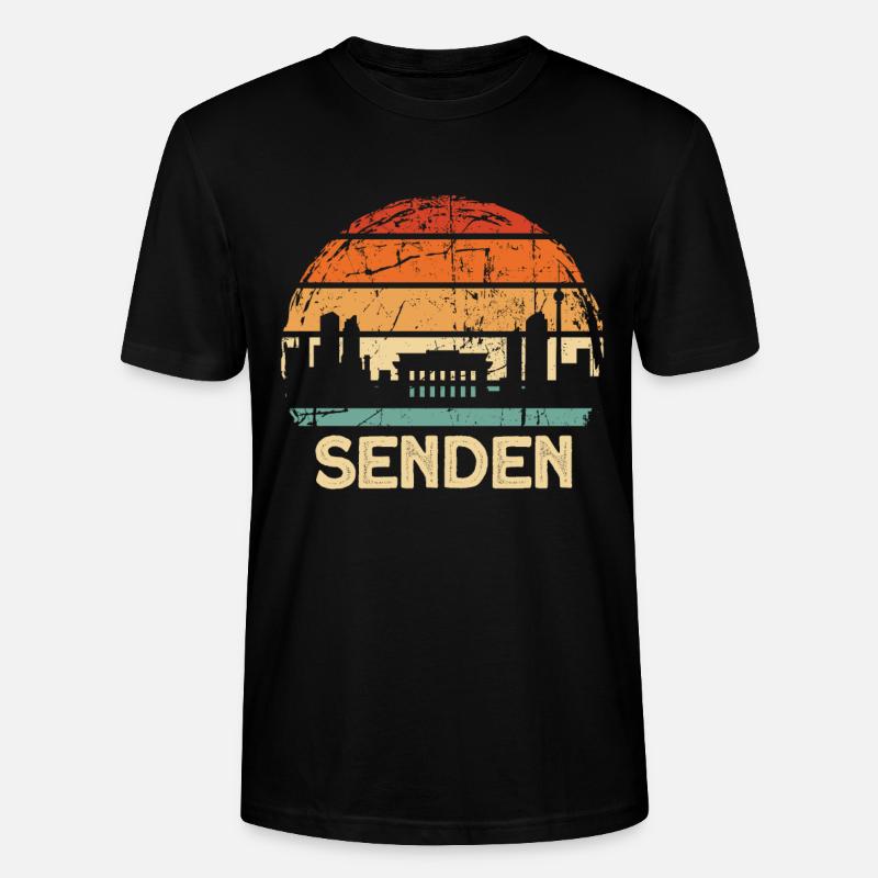 Senden - Stanley/Stella Unisex Bio-T-Shirt CRAFTER - Schwarz