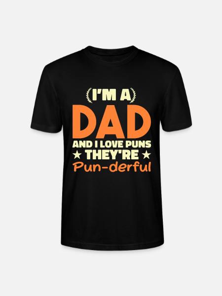 Papa Pun - Stanley/Stella CRAFTER Unisex Organic T-Shirt - black