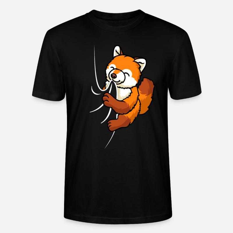 Biting Fox - Stanley/Stella Unisex Bio-T-Shirt CRAFTER - Schwarz