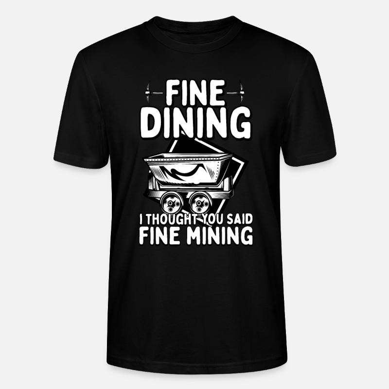 Engineer Lustig Mining Engineer - Stanley/Stella CRAFTER Unisex Organic T-Shirt - black