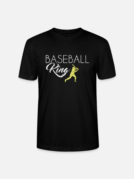 Baseball King - Stanley/Stella Unisex Bio-T-Shirt CRAFTER - Schwarz