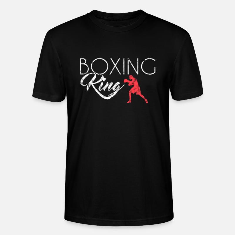 Roi de la boxe - T-shirt bio CRAFTER Stanley Stella Unisexe - noir