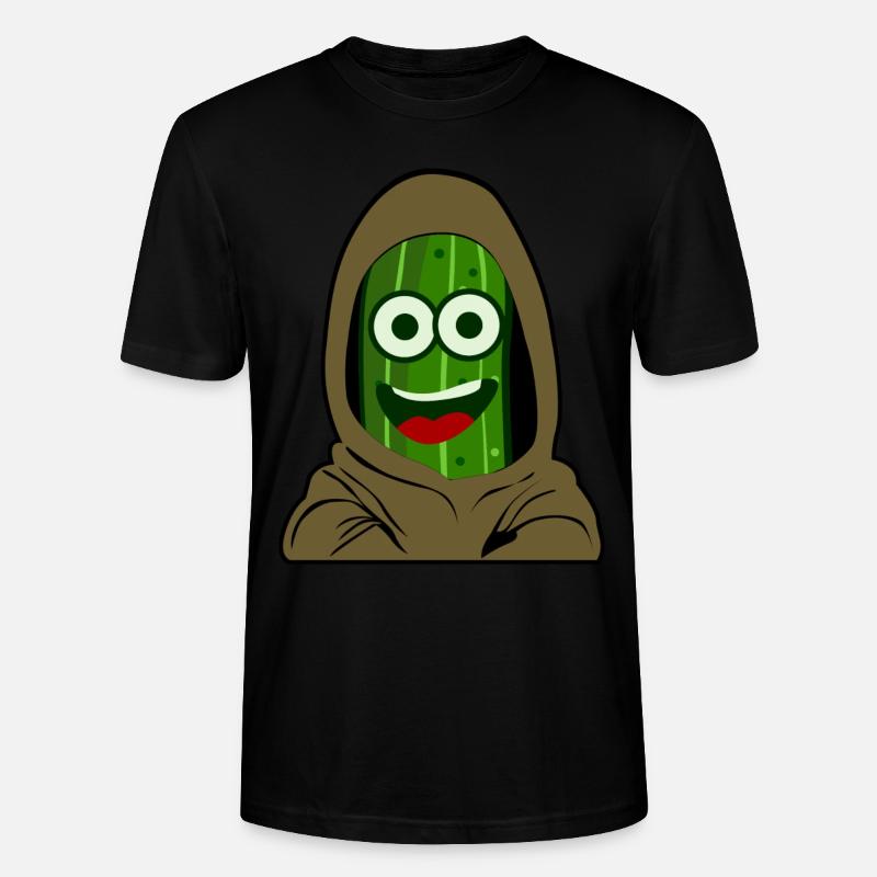 Gurke Gurken - Stanley/Stella Unisex Bio-T-Shirt CRAFTER - Schwarz
