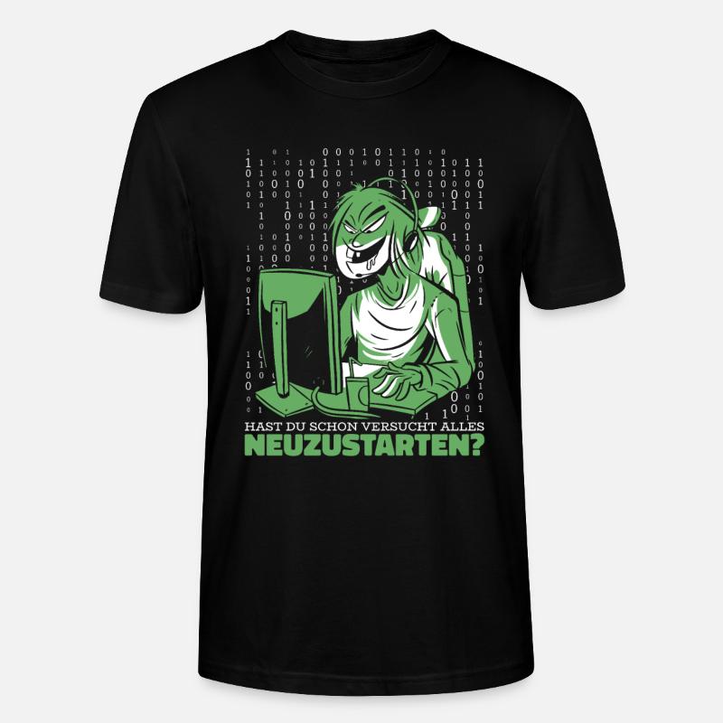 Entwickler Coder Programmierer Computer - Stanley/Stella Unisex Bio-T-Shirt CRAFTER - Schwarz