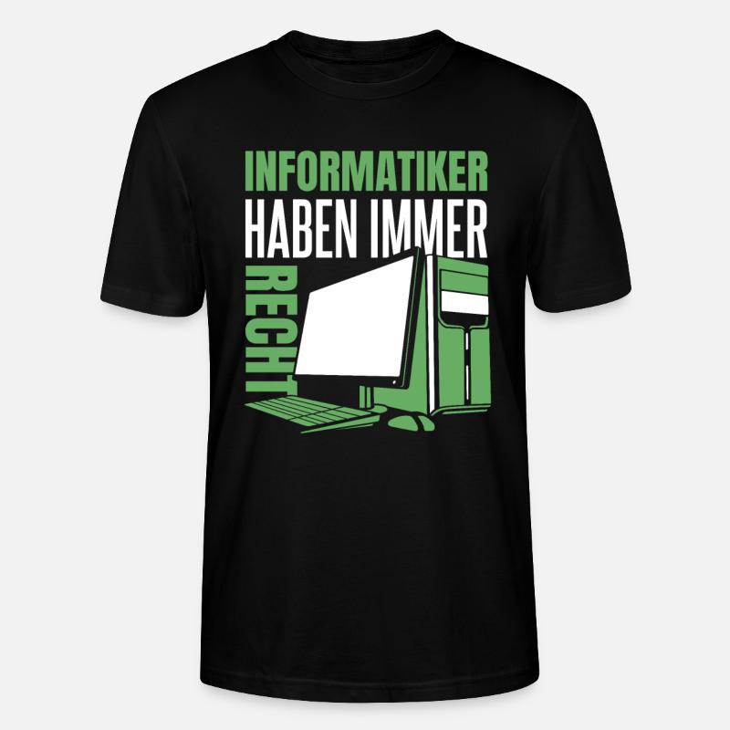 Entwickler Coder Programmierer Computer - Stanley/Stella Unisex Bio-T-Shirt CRAFTER - Schwarz