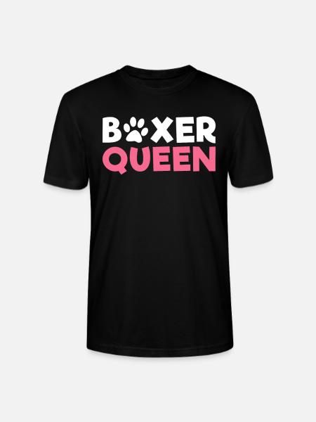 Boxer Hund Geschenke - Stanley/Stella Unisex Bio-T-Shirt CRAFTER - Schwarz