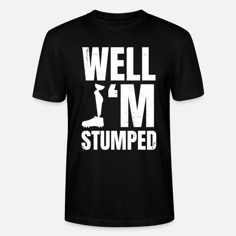 Amputiertes Bein Prothese Geschenk - Stanley/Stella Unisex Bio-T-Shirt CRAFTER - Schwarz