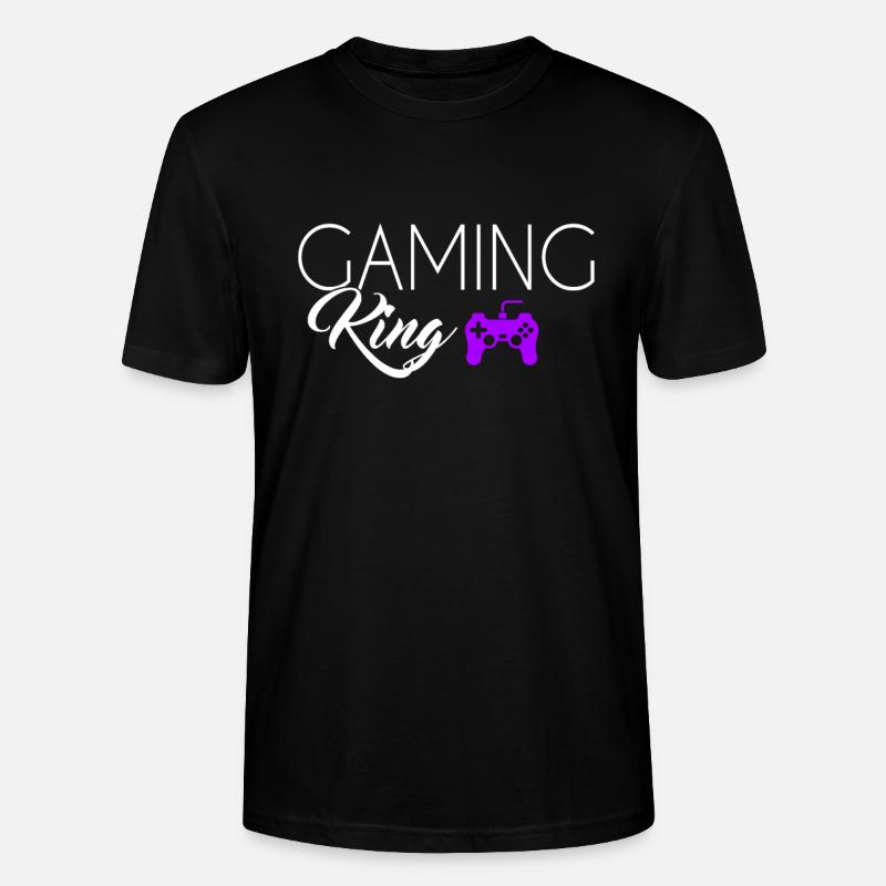 Roi du jeu - T-shirt bio CRAFTER Stanley Stella Unisexe - noir
