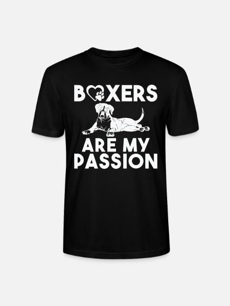 Boxer Dog Gifts - Stanley/Stella CRAFTER Unisex Organic T-Shirt - black
