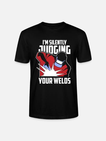 Welder Locksmith Humor - Stanley/Stella CRAFTER Unisex Organic T-Shirt - black