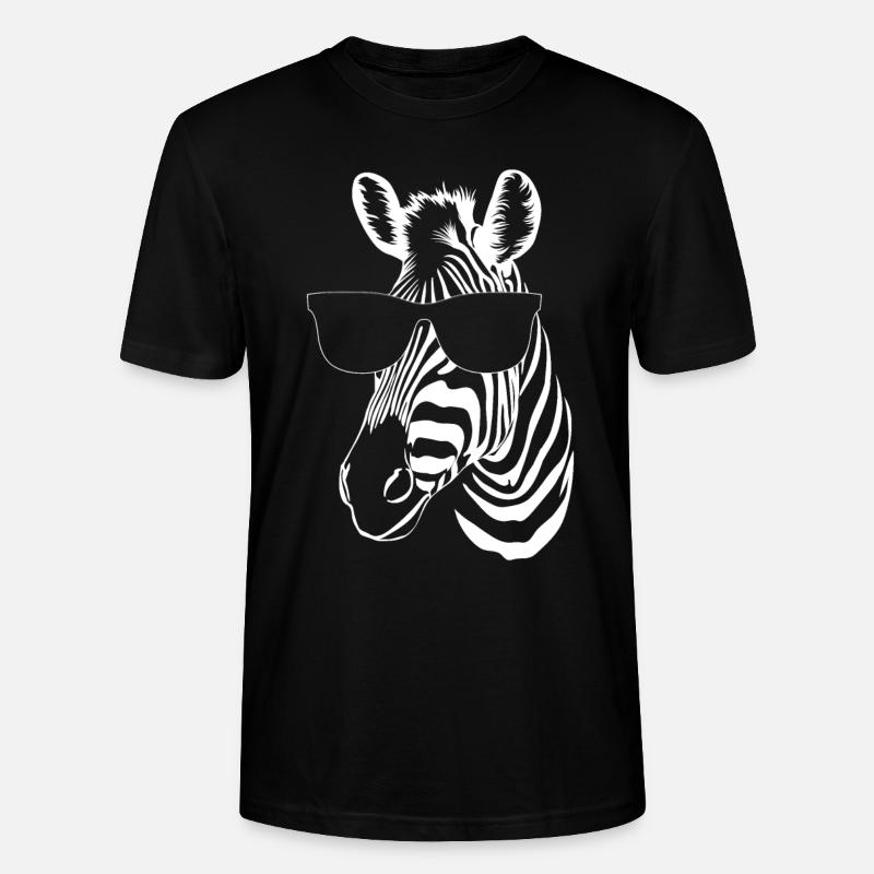 Zebra - Stanley/Stella Unisex Bio-T-Shirt CRAFTER - Schwarz