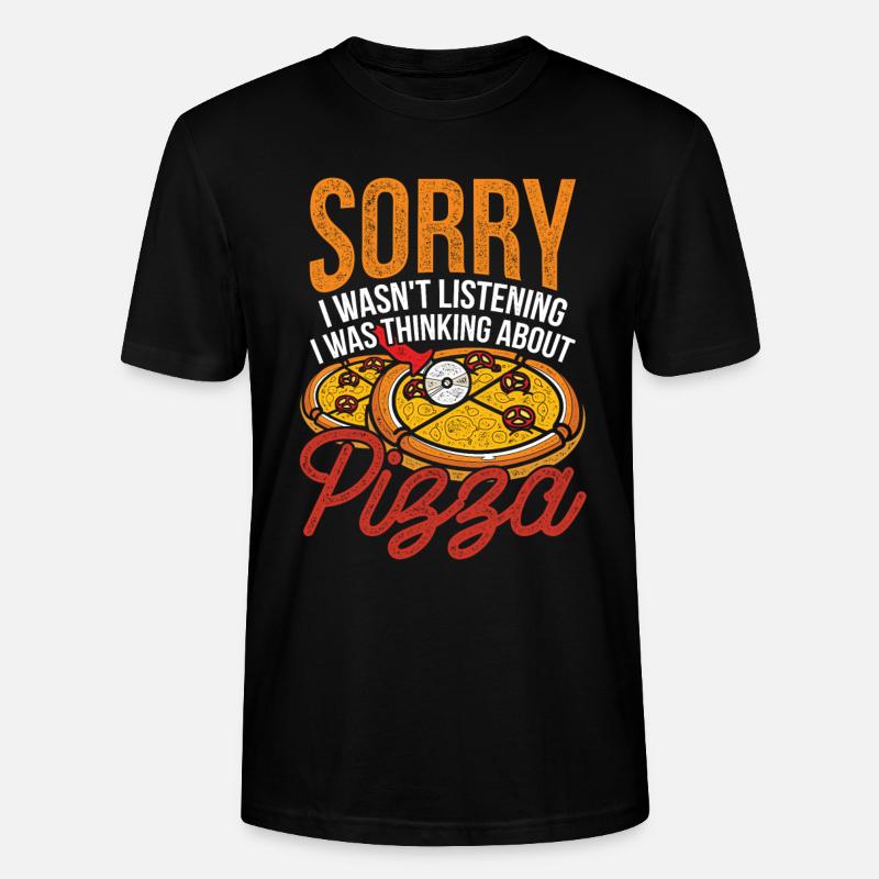 Pizza maker Pizzaiolo - T-shirt bio CRAFTER Stanley Stella Unisexe - noir