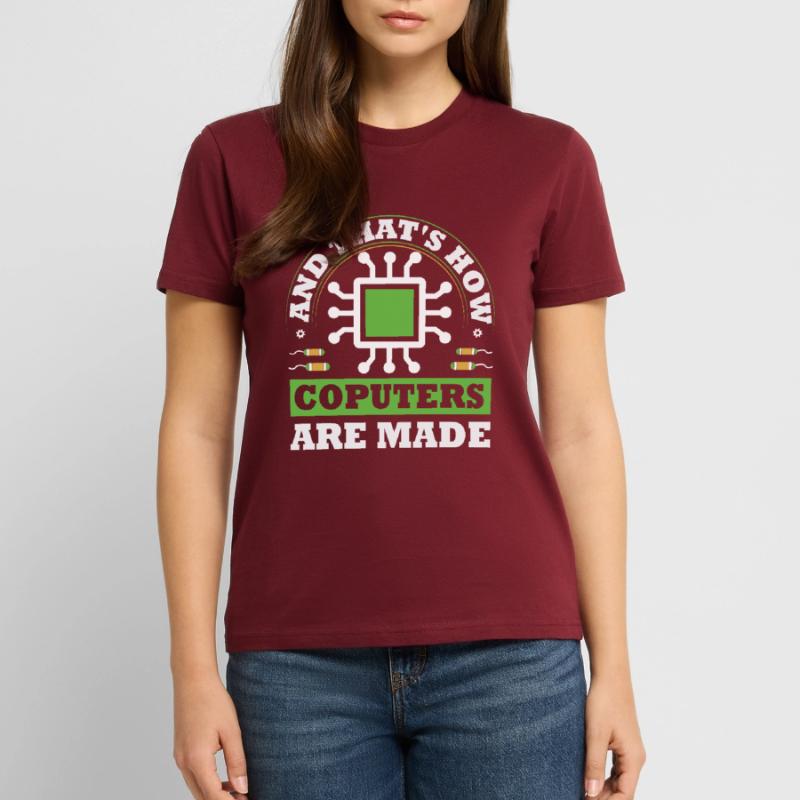 Programmeur Logiciel Codeur Informatique T-shirt bio CRAFTER Stanley Stella Unisexe