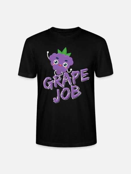 Grape Job - Stanley/Stella Unisex Bio-T-Shirt CRAFTER - Schwarz