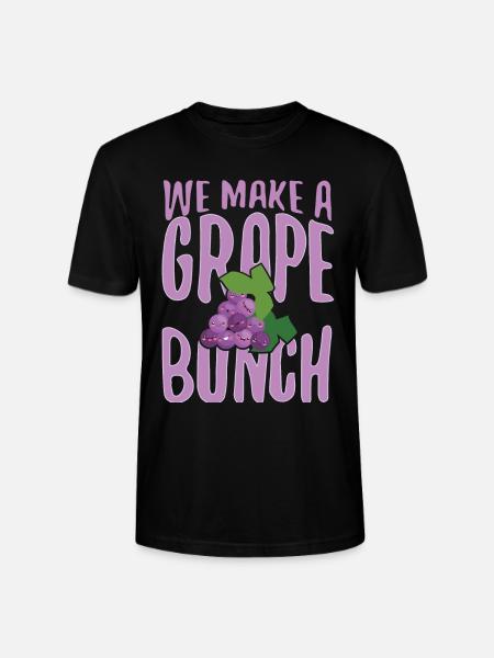 We Make Grape Bunch - Stanley/Stella Unisex Bio-T-Shirt CRAFTER - Schwarz