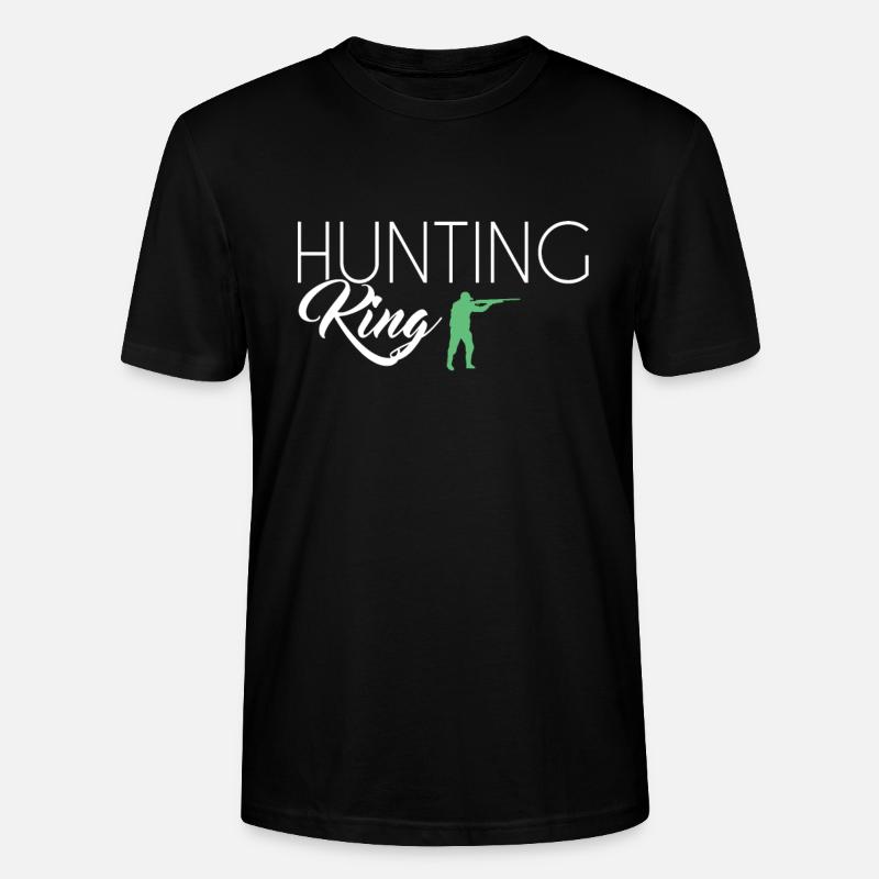 Roi de la chasse - T-shirt bio CRAFTER Stanley Stella Unisexe - noir