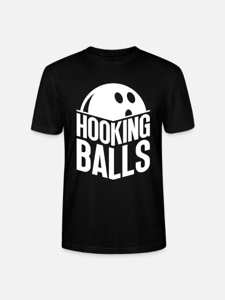 Hooking Balls - Funny Bowling - Stanley/Stella CRAFTER Unisex Organic T-Shirt - black