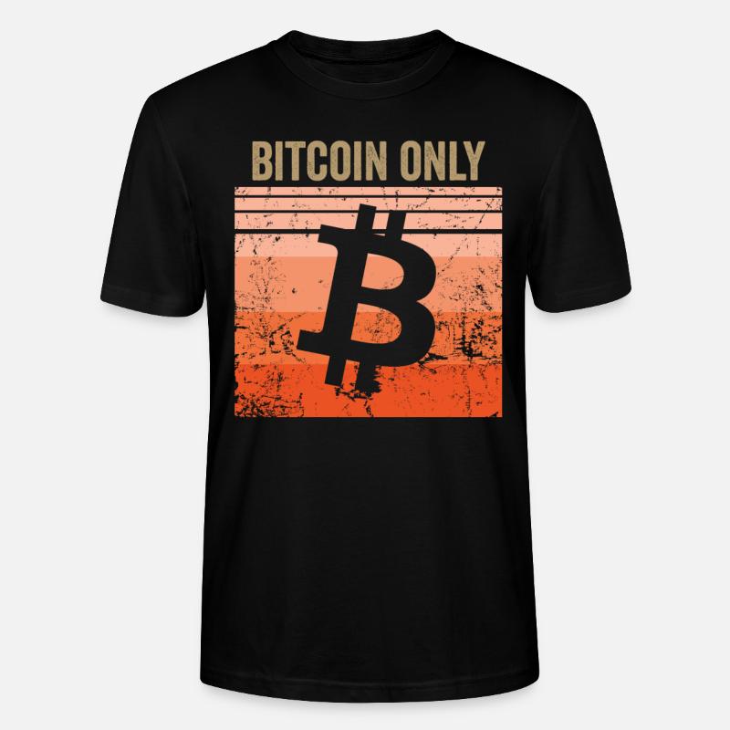 Bitcoin Only - Stanley/Stella Unisex Bio-T-Shirt CRAFTER - Schwarz