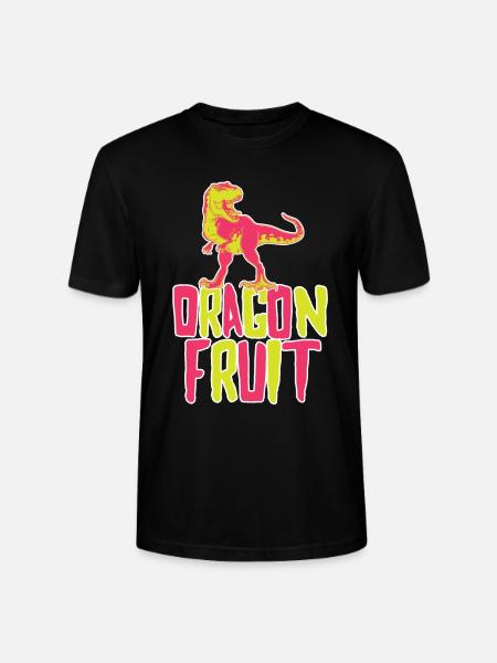 Dragon Fruit Dinosaur - Stanley/Stella Unisex Bio-T-Shirt CRAFTER - Schwarz