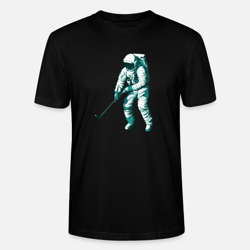 Golf Golfer Golfen - Stanley/Stella Unisex Bio-T-Shirt CRAFTER - Schwarz