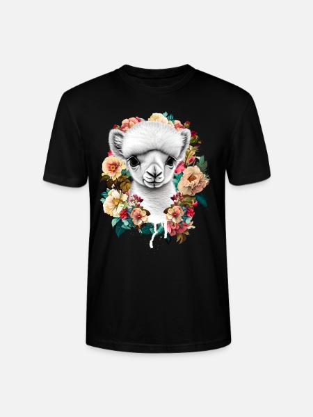 Alpaka - Stanley/Stella Unisex Bio-T-Shirt CRAFTER - Schwarz
