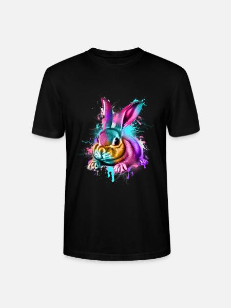 Rabbit Rabbit - Stanley/Stella CRAFTER Unisex Organic T-Shirt - black