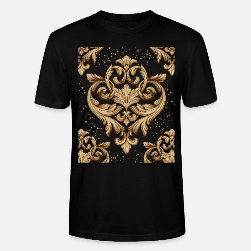 Barock, Barock-Design, Baroque Boho-Ornament - Stanley/Stella Unisex Bio-T-Shirt CRAFTER - Schwarz