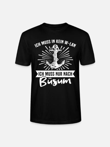 Büsum Buesum - Stanley/Stella Unisex Bio-T-Shirt CRAFTER - Schwarz