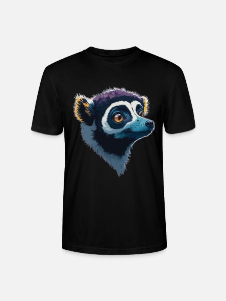 Lemur - Stanley/Stella CRAFTER Unisex Organic T-Shirt - black