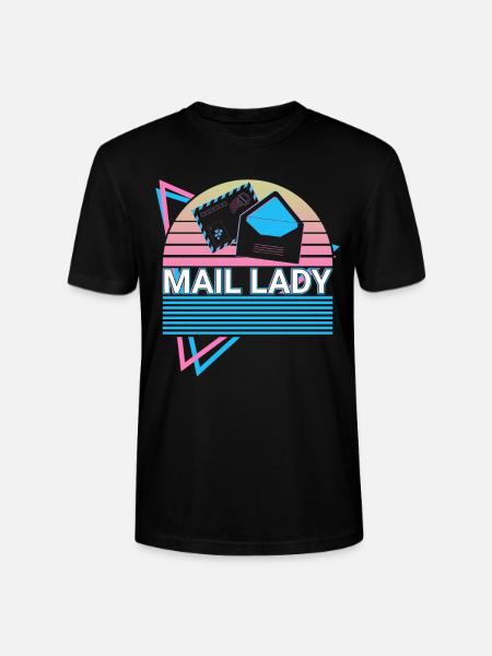 Postdienst Postbote Retro - Stanley/Stella Unisex Bio-T-Shirt CRAFTER - Schwarz