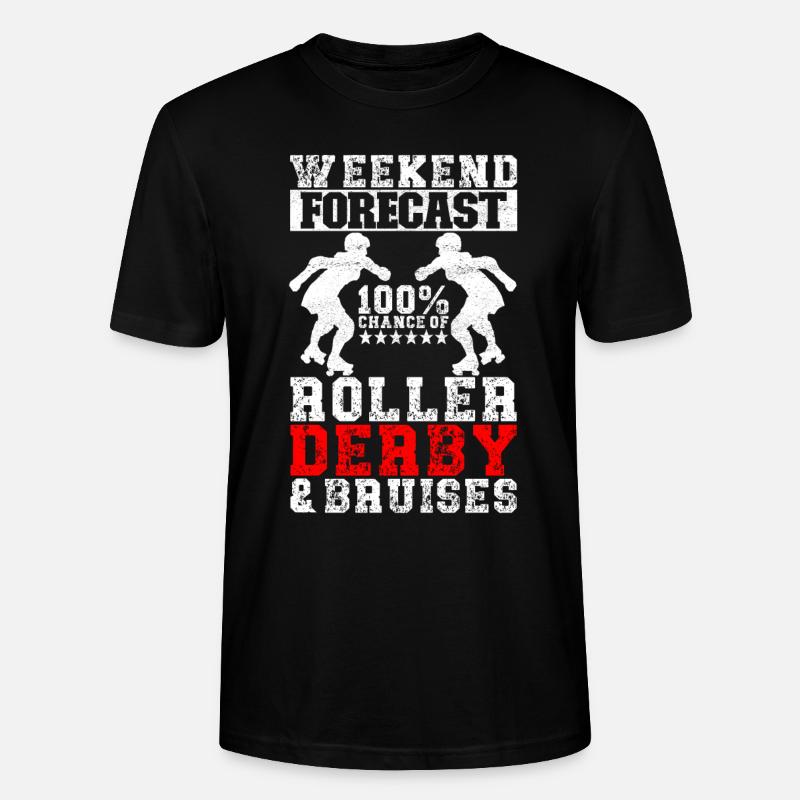 Roller derby - T-shirt bio CRAFTER Stanley Stella Unisexe - noir
