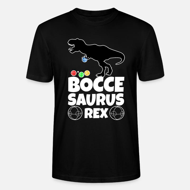 Boccesaurus Rex - T-shirt bio CRAFTER Stanley Stella Unisexe - noir