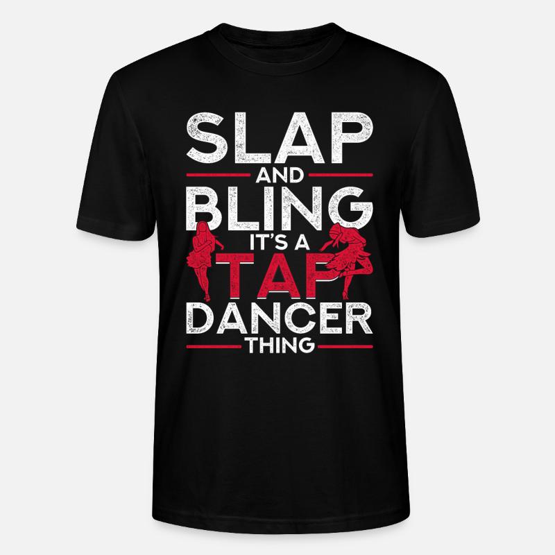 Stepptanz Stepptänzer Stepptänzerin Stepper - Stanley/Stella Unisex Bio-T-Shirt CRAFTER - Schwarz