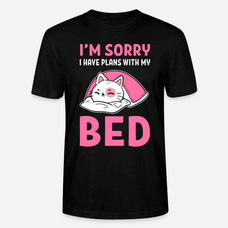 Plans avec lit Introverti - T-shirt bio CRAFTER Stanley Stella Unisexe - noir