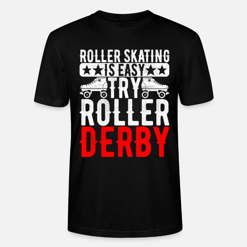 Roller Derby - Stanley/Stella Unisex Bio-T-Shirt CRAFTER - Schwarz