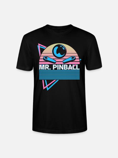 Mr. Flipper Retro - Stanley/Stella CRAFTER Unisex Organic T-Shirt - black