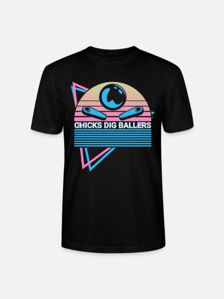 Flipperautomat Retro - Stanley/Stella Unisex Bio-T-Shirt CRAFTER - Schwarz
