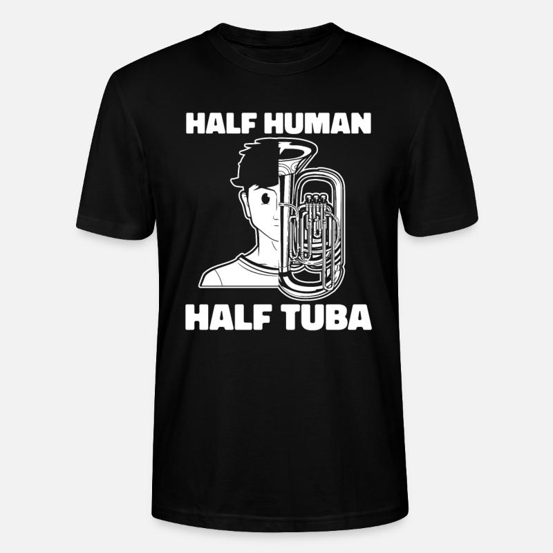 Tuba de procession de fanfare - T-shirt bio CRAFTER Stanley Stella Unisexe - noir