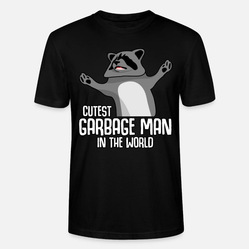 Waschbär Müllmann Waschbären - Stanley/Stella Unisex Bio-T-Shirt CRAFTER - Schwarz