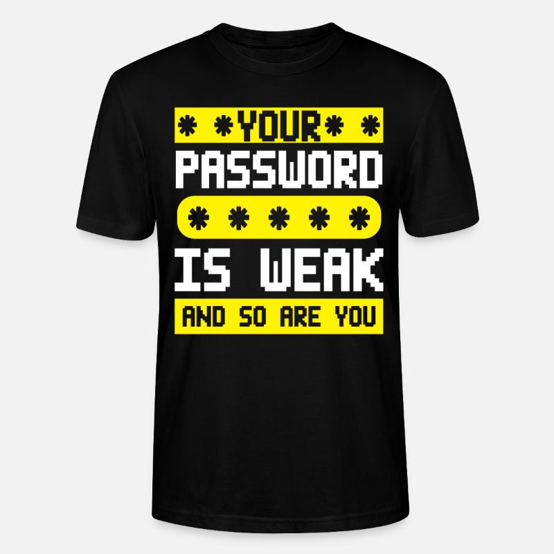 Cybersecurity, Hacking, IT - Stanley/Stella CRAFTER Unisex Organic T-Shirt - black