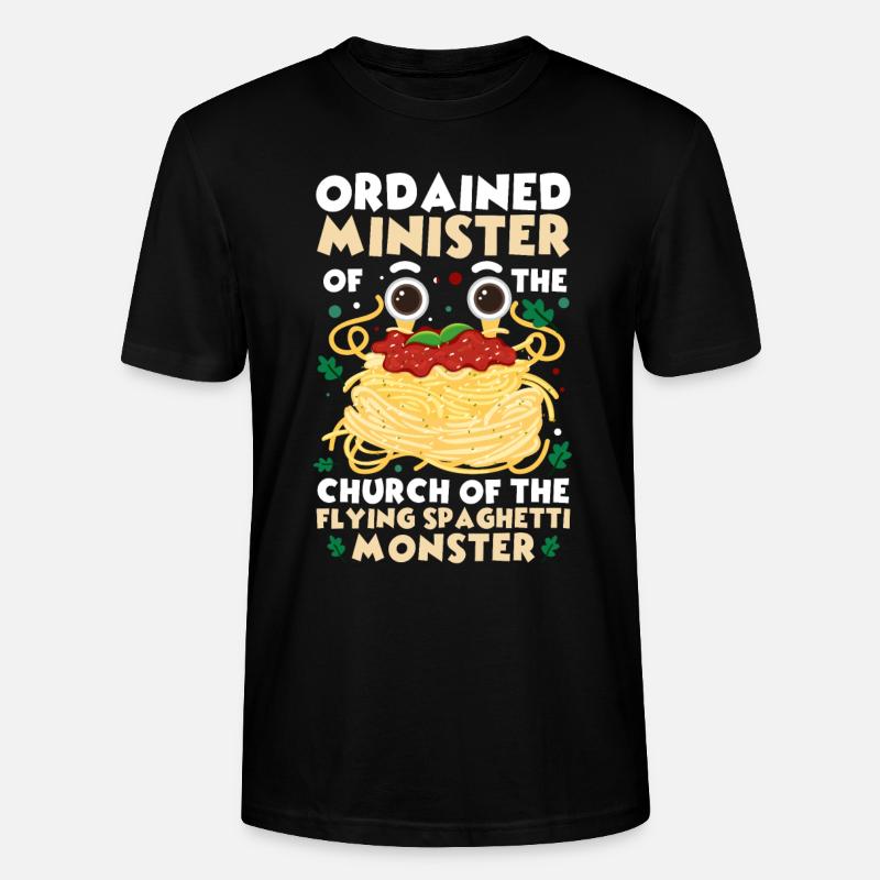FSM Pastafarian - Stanley/Stella Unisex Bio-T-Shirt CRAFTER - Schwarz