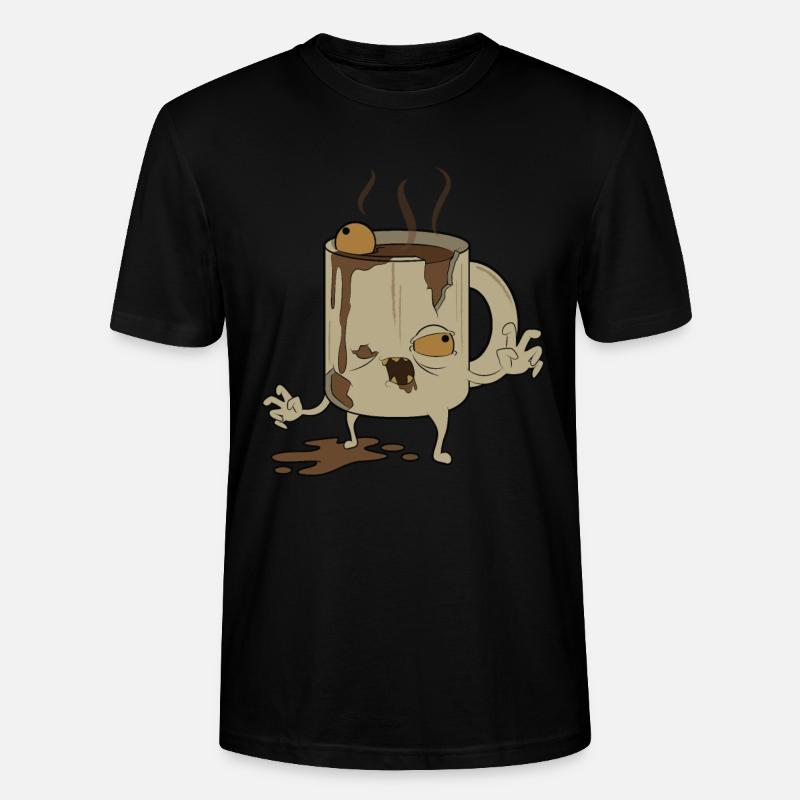 Monster-Kaffee - Stanley/Stella Unisex Bio-T-Shirt CRAFTER - Schwarz