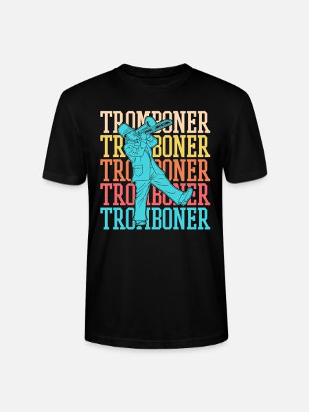 Spielmannszug Trombone Funny - Stanley/Stella CRAFTER Unisex Organic T-Shirt - black