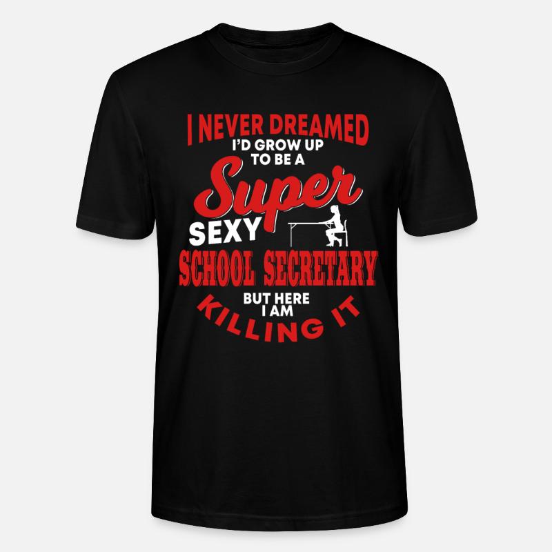 Schulsekretärin - Stanley/Stella Unisex Bio-T-Shirt CRAFTER - Schwarz