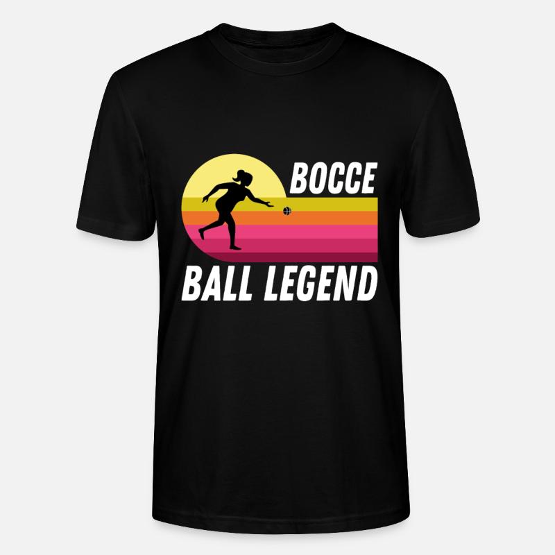 Bocce ball legend - Stanley/Stella Unisex Bio-T-Shirt CRAFTER - Schwarz