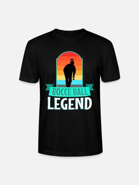 Bocce ball legend - Stanley/Stella CRAFTER Unisex Organic T-Shirt - black